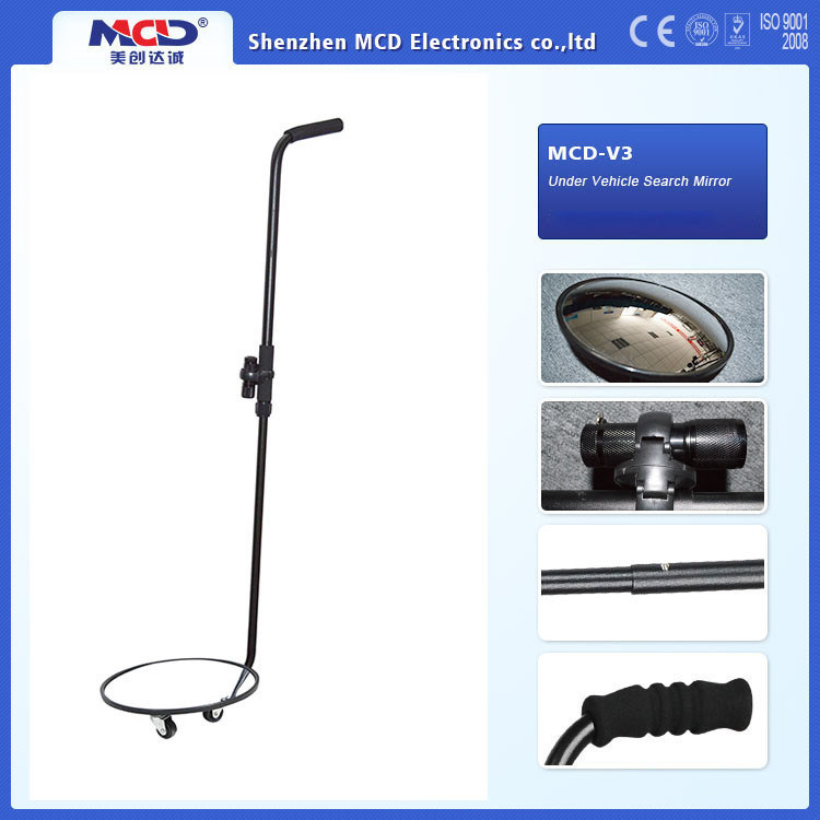 Portable Vehicle Inspection Mirror , 30cm Convex Under Vehicle Search