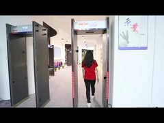 Adjustable 6 Zone 18 zone Walkthrough Metal Detector Door Frame