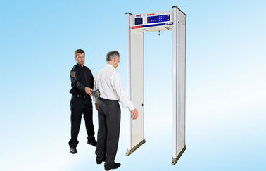 Waterproof Door Frame Metal Detector with 8 Zones 6.0" Large Screen