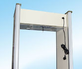 8 detecting zones Walk Through Gate Large LCD dIsplay full body scanner and high sensitivity and weatherproof