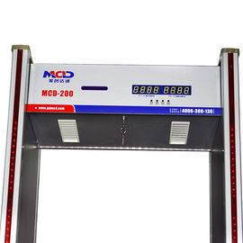 0-99 Adjustable Sensitivity Multizone Walk Through Metal Detector Gate