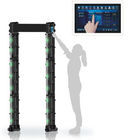 Portable Walk Through Metal Detector Self Diagnostic With Big Touch Screen
