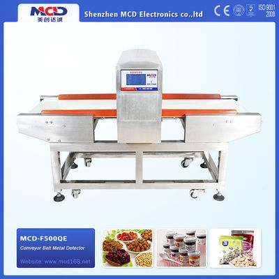 Conveyor Belt 25m/min Food Metal Detector 6 inches Blue Lcd Display AC100-265V Power