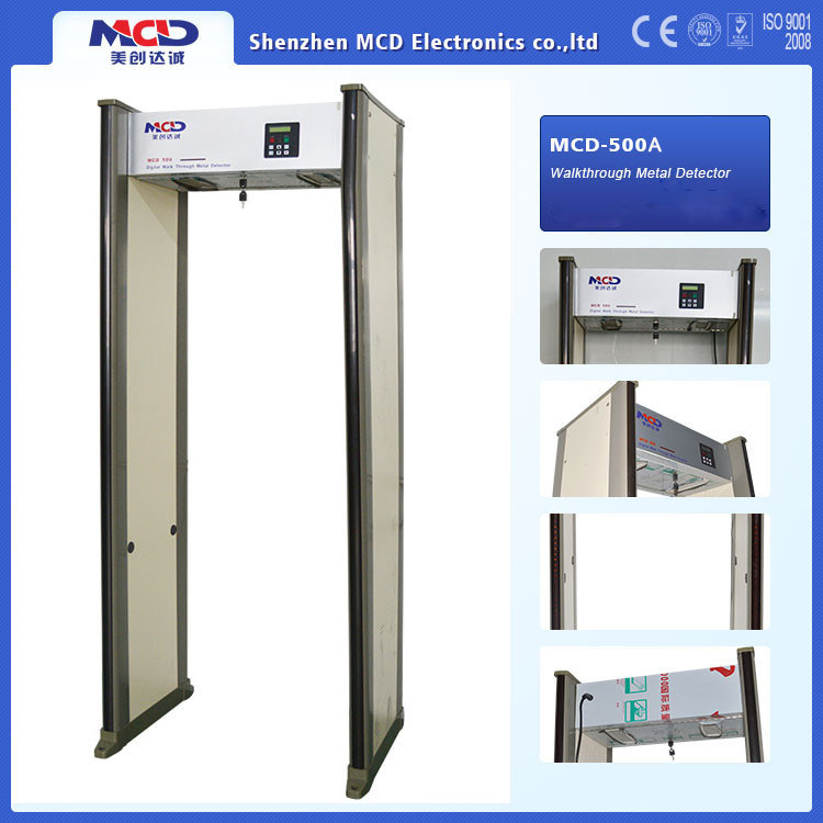 High Sensitivity Body Scanner Metal Detector With 18 Exploration Areas