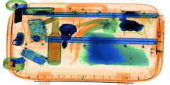 MCD High Penetration X Ray Baggage Scanner For Airport / Metro Station Security