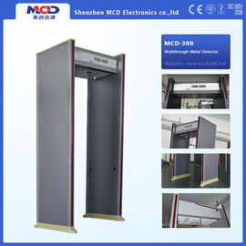 High Sensitivity Waterproof Door Frame Metal Detector 6 Detection Zones