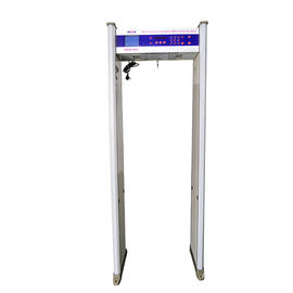 Waterproof Door Frame Metal Detector with 8 Zones 6.0" Large Screen