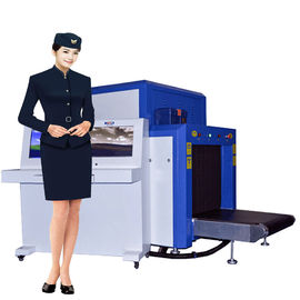 Low Noise Airport Baggage Scanners , Security Screening Equipment With Conveyor Belt