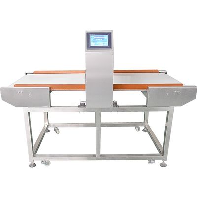 Full Color Touch Display Conveyor Belt Metal Detector For Food Industry 40m/min Speed