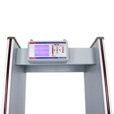 6.0" screen Walkthrough metal detector door frame High Sensitivity