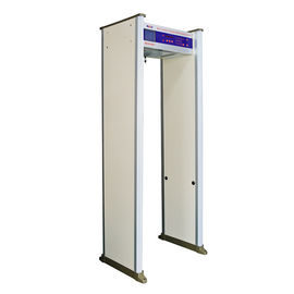 6.0" Large Screen LED Door Frame Metal Detector 8 Zones With 0 - 99 Sensitivity